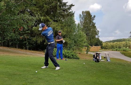 Golfista Stanislav Jirásek zlatý na světovém poháru ve Švédsku
