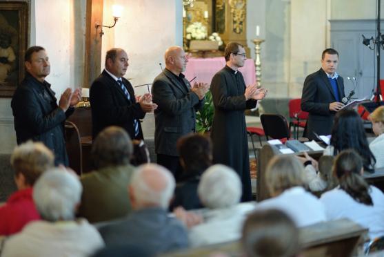Osmý ročník festivalu Za poklady Broumovska uzavřel koncert Stamicova kvarteta a houslisty Josefa Špačka