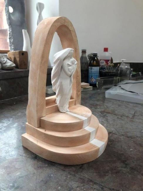 S Milanem Schirlem o nové soše Panny Marie před kostelem v Polici nad Metují