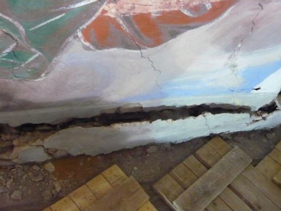 Pomozte se záchranou fresky v kostele v Heřmánkovicích