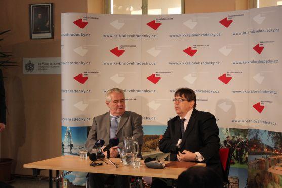 Královéhradecký kraj navštíví v únoru prezident republiky Miloš Zeman