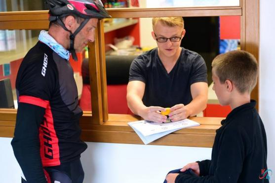 Sportcentrum v Teplicích nad Metují bylo průjezdní bod Metrostav handy cyklo maratonu