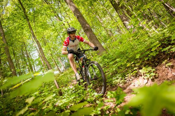 Klášterní zahrada se o víkendu proměnila v cykloráj Trail Days