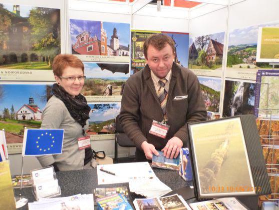 Broumovsko & Noworudsko se společně prezentovaly na veletrhu cestovního ruchu Holiday World v Praze