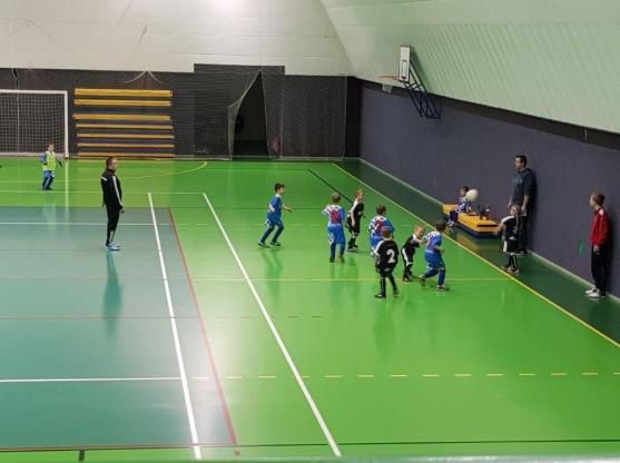 Mladší přípravka první v Červeném Kostelci 