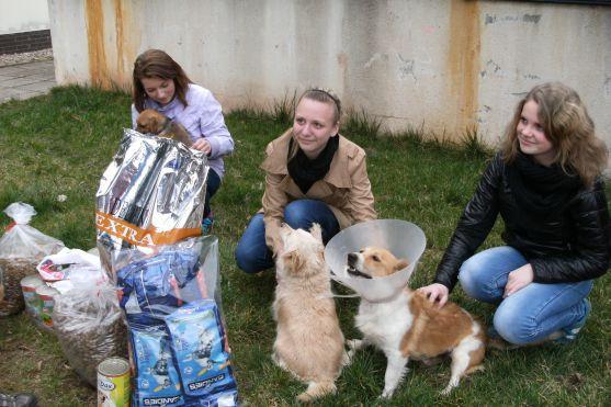 Děti z Červeného Kostelce obdarovaly broumovský útulek