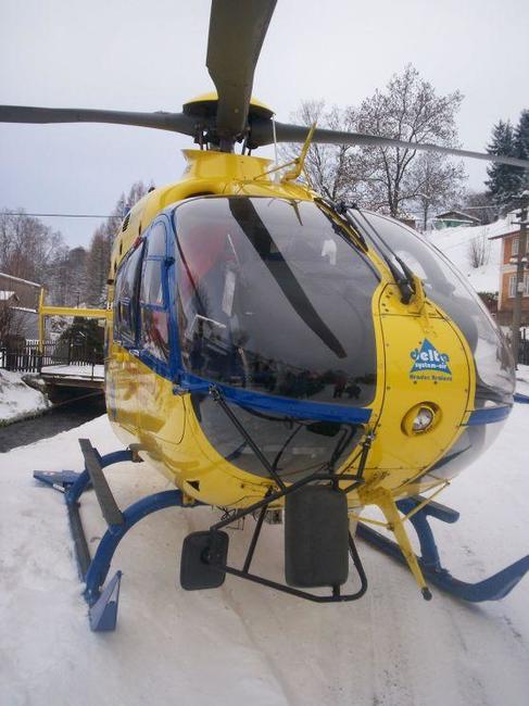 V Heřmánkovicích u Broumova zasahovala helikoptéra letecké záchranné služby
