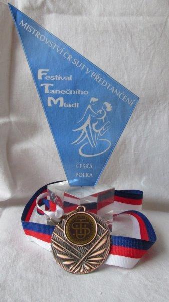 Taneční klub Broumov dvakrát na stupních vítězů na Mistrovství České republiky 
