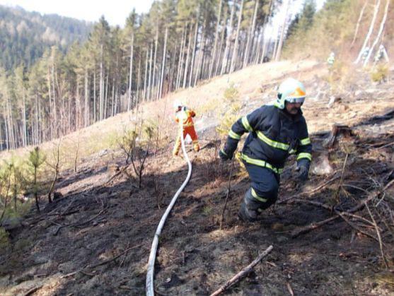 Hasiči na Broumovsku včera likvidovali hned dva požáry