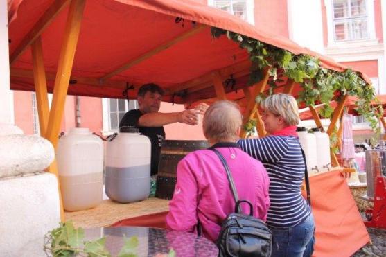 Trhy a burčák přilákaly do kláštera několik stovek návštěvníků 