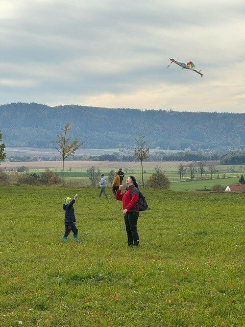 Nebe nad Rájem plné draků 