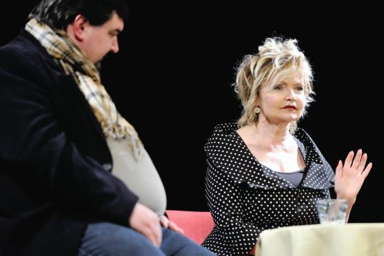 Broumov přivítal herecké legendy Evu Hruškovou a Jana Přeučila