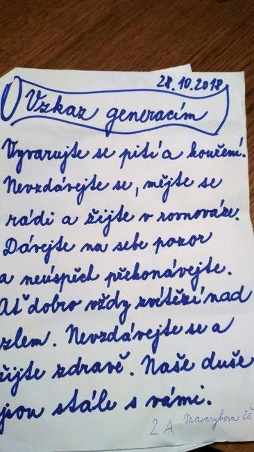 V Broumově se slavilo 100 let od založení samostatného Československa