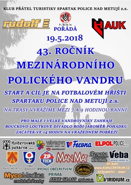 Nabídka akcí na Broumovsku pro víkend od 18. do 20. května