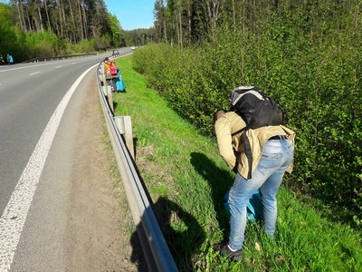 Skauti opět uklízeli les kolem silnice přes Pasa