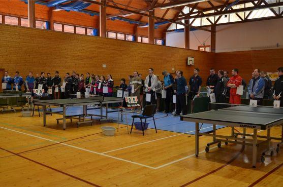 V Broumově hrálo stolní tenis šest hráčů a hráček z první stovky českého žebříčku