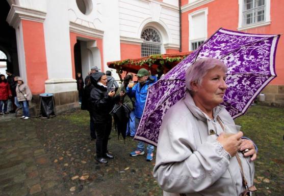 Lahodný burčák tekl v broumovském klášteře proudem