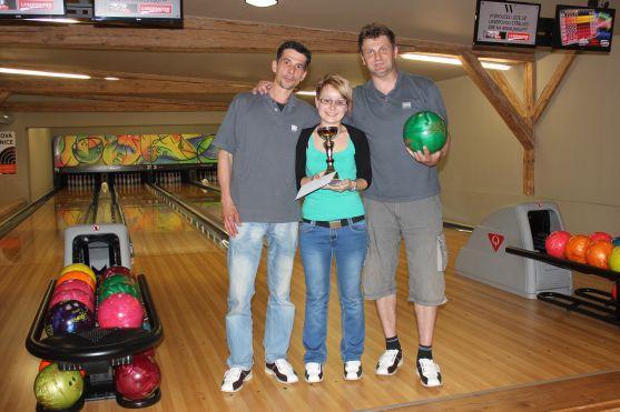 První bowlingový turnaj regionálních firem v Centru Walzel má své vítěze 