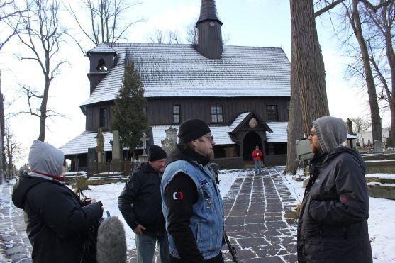 Štáb České televize natáčel v Broumově Záhady Toma Wizarda