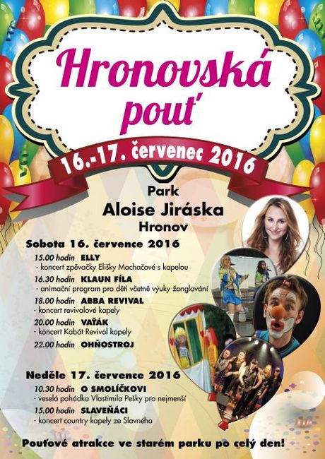 Nabídka akcí na Broumovsku pro víkend od 15. do 17. července