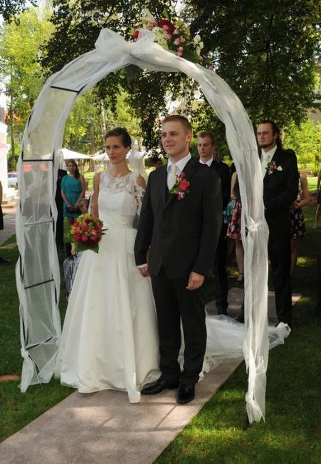 Automobilový závodník Michal Matějovský se v Broumově oženil