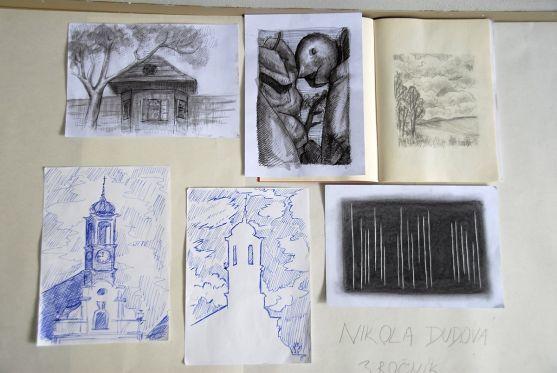 Studenti z pražského Žižkova přijeli kreslit na Broumovsko