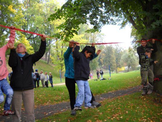 Sportovní dopoledne v broumovské Alejce