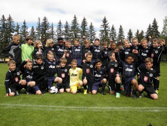 Broumovský fotbalista Dan Hypšman si zahrál proti Manchesteru United