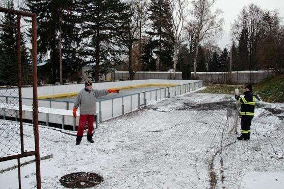 V Broumově se bruslí! Jsou k tomu ideální podmínky