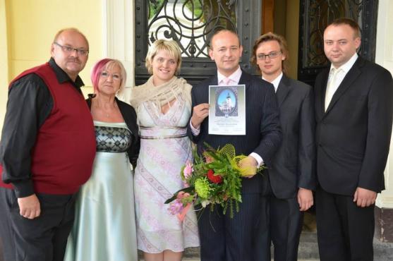 David Novotný převzal v Náchodě mimořádné ocenění za šíření dobrého jména města