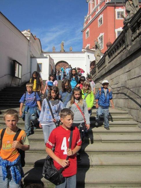 Postřehy žáků ZŠ Meziměstí z návštěvy broumovského kláštera