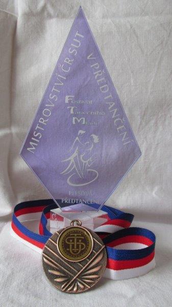 Taneční klub Broumov dvakrát na stupních vítězů na Mistrovství České republiky 