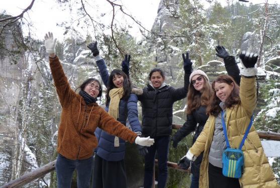 Teplickou hotelovku navštívili studenti z různých koutů světa