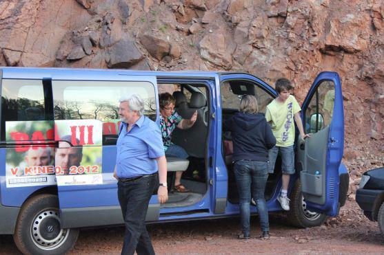 V Lomu Rožmitál u Broumova se natáčela akční scéna filmu Bastardi III 