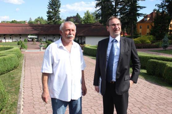 Na setkání příhraničních regionů Broumov a Nowa Ruda přijel i český velvyslanec v Polsku Jakub Karfík