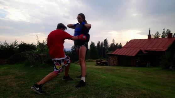 Boxeři ladili fyzickou kondici v Krkonoších 