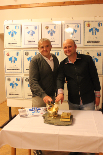 Broumov vyhlásil fotbalové legendy, které byly uvedeny do Síně slávy