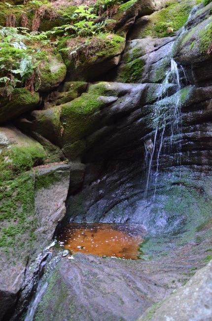 Z Police nad Metují po kuestách na slavné "slavenské kamenné hřiby"