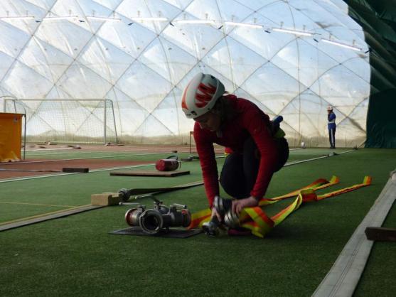 V teplickém Sportcentru soutěžili mladí hasiči