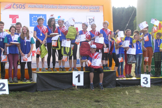 Člen broumovského oddílu orientačního běhu se stal mistrem republiky v závodě družstev