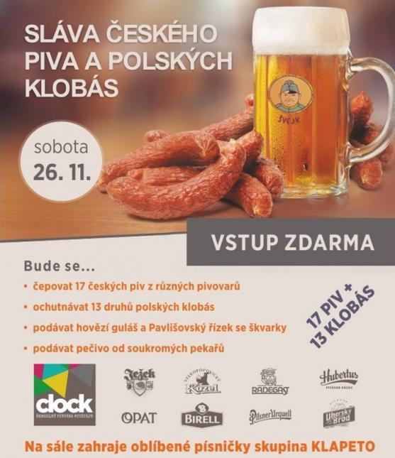 Na Slavnostech piva a klobás zahraje náchodská kapela Klapeto. Lákadlem je fotbalpool