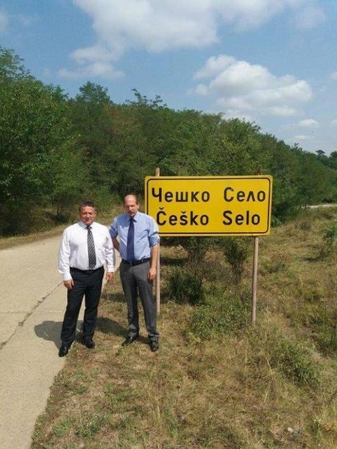 Hejtman Jiří Štěpán a radní Pavel Hečko jsou na návštěvě v srbském Banátu