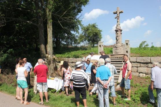 V Božanově byla odhalena opravená boží muka