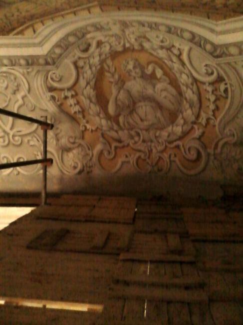 V kostele Všech Svatých v Heřmánkovicích na Broumovsku začal průzkum stavu nástropní malby 