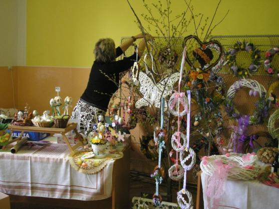 V Křinicích pořádali jako jediná vesnice na Broumovsku Velikonoční řemeslný jarmark 