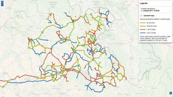 Silničáři jsou připraveni na boj se sněhem. Řidičům má do budoucna pomáhat i webová aplikace