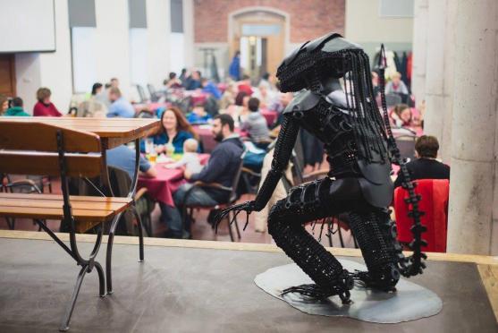 Na slavnostech piva a klobás v Centru Walzel natáčela polská Telewizja Wałbrzych