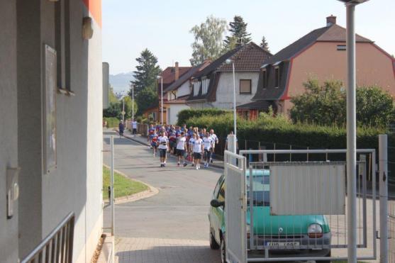 Česká fotbalová reprezentace s trenérem Radkem Bejblem měla soustředění v Broumově 