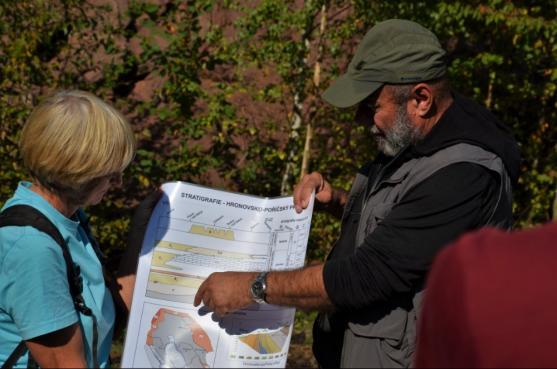 Exkurze České geologické společnosti v Geoparku Broumovsko