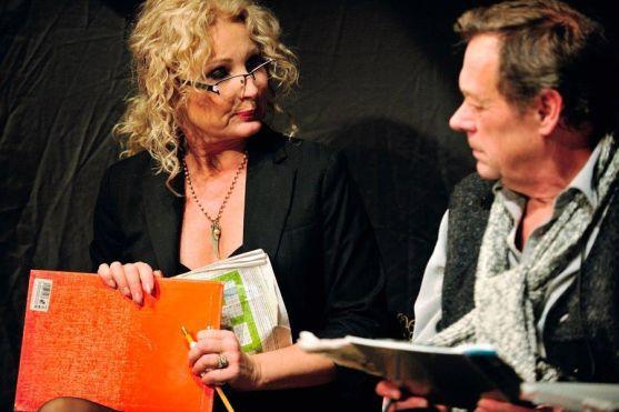 Světlana Nálepková a Oldřich Vízner na fotografiích z broumovského divadla